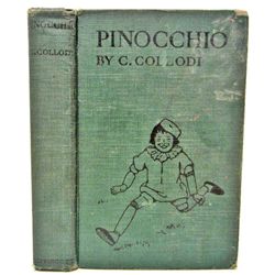 1914 "PINOCCHIO THE STORY OF A PUPPET" HARDCOVER BOOK