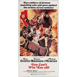 1970 "YOU CAN'T WIN EM ALL" 3 SHEET MOVIE POSTER