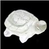Image 1 : 12.70 CT. CARVED BRAZILIAN PREHNITE TURTLE