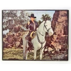 VINTAGE 1950 HOPALONG CASSIDY PICTURE PUZZLE
