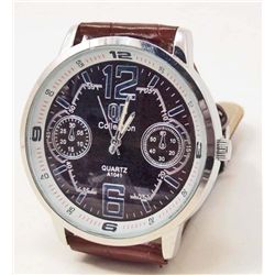 QF COLLECTION LARGE FACE WRIST WATCH