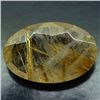 Image 1 : 19.87 CT. GOLDEN RUTILE AFRICAN QUARTZ