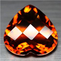26.23 CT. BRAZILIAN CITRINE - HEART SHAPED
