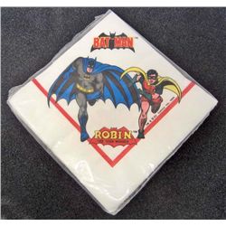 1966 BATMAN & ROBIN PAPER NAPKINS - UNOPENED PACKAGE