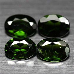 LOT OF 3.09 CTS. OF GREEN RUSSIAN DIOPSIDE - 4 PCS