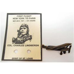 CHARLES LINDBERGH SPIRIT OF ST. LOUIS PIN