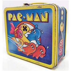 1980 PAC-MAN EMBOSSED METAL LUNCHBOX