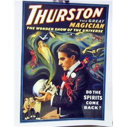THURSTON THE MAGICIAN GICLEE PRINT ON CANVAS