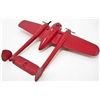 Image 2 : C. 1940S PRESSED STEEL AIRPLANE TOY WITH DOUBLE TAILS