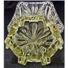 Image 3 : VINTAGE YELLOW ART GLASS CANDY DISH WITH LID