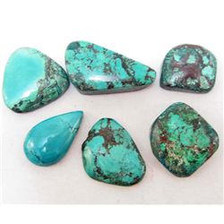 LOT OF 107.5 CTS. OF NATURAL TURQUOISE GEMS
