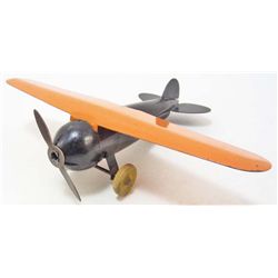 C. 1940S WYANDOTTE PRESSED STEEL AIRPLANE TOY