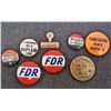 Image 1 : LOT OF VINTAGE POLITICAL PINBACK BUTTONS