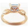 Image 3 : 18K GOLD FILLED BLUE TOPAZ RING SZ. 7