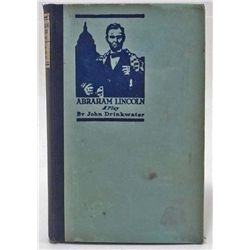1919 "ABRAHAM LINCOLN A PLAY" HARDCOVER BOOK