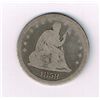 Image 1 : 1858 Seated Liberty Quarter