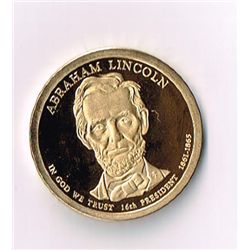 Abraham Lincoln Proof Presidental Dollar