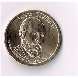 James Garfield 2011-P Presidental Dollar