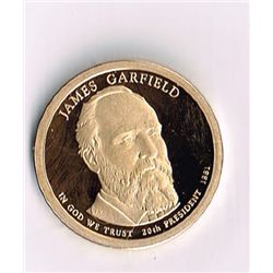 James Garfield Proof Presidental Dollar