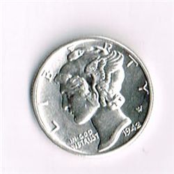 1942 Mercury Dime