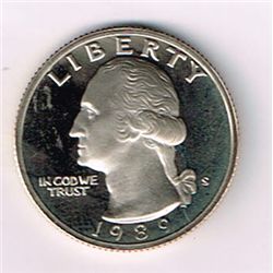 1989-S Proof Washington Quarter