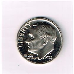 1973-S Proof Roosevelt Dime