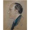 Image 1 : George Russell ‘Æ’ (1867-1935) PORTRAIT OF DUDLEY DIGGES, ACTOR signed with initials lower right ...
