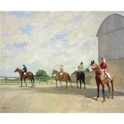 Harry Robertson Craig RHA (1916-1984) EARLY MORNING signed lower left; inscribed on reverse oil o...