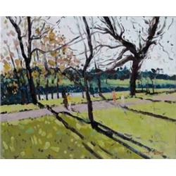 Henry Healy RHA (1909-1982) FAIRVIEW PARK signed lower right; inscribed with title and date [1976...