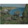 Patrick Leonard HRHA (b.1918) DONKEYS RESTING signed lower left oil on board 46 by 61cm., 18 by 2...