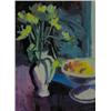 Brian Ballard (b.1943) LEMON, FLOWERS AND APRICOTS signed and dated [2001] lower right; inscribed...