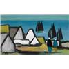 Markey Robinson (1918-1999) GOING DOWN TO THE HARBOUR signed lower left oil on board 33 by 57cm.,...