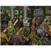 Gladys Maccabe HRUA FRSA (b.1918) RESTAURANT INTERIOR signed lower right oil on board 41 by 51cm....