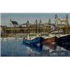 Ivan Sutton (b.1944) KILMORE QUAY HARBOUR AND MARINA, COUNTY WEXFORD signed lower left oil on boa...