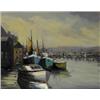 Image 1 : Norman J. McCaig (1929-2001) TRAWLERS, KILKEEL signed lower left acrylic on canvas board 41 by 51...