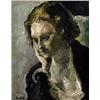 Image 1 : Ronold Ossory Dunlop RA RBA NEAC (1973-1894) PORTRAIT OF JOSEPHINE WATSON signed lower left; insc...