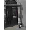 Image 1 : Robert Taylor Carson HRUA (b.1919) GALWAY DOORWAY signed lower left; inscribed on reverse oil on ...