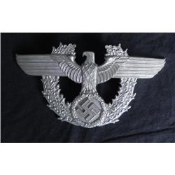 NAZI POLICE SHAKO-TSCHAKO HAT EAGLE-ORIGINAL