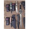 Image 3 : 20 PC KNIFE COLLECTION w/KNIVES, SWORDS & KNIFE CHAINS