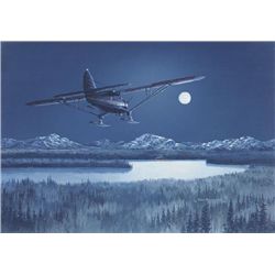 Ross Buckland Christmas Eve Noorduyn Norseman Art Print