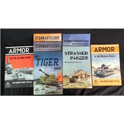 7 Armor Tank Series Books Pub. 1966-1968 Mint Like