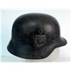 Image 3 : WWII Early SS Helmet w/ Liner No Strap 3 Insignia