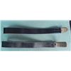 Image 1 : 2 LEATHER NAZI EM LEATHER BELTS-1 UN-ISSUED