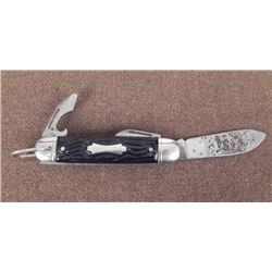 VINTAGE COLONIAL 3 BLADE FOLD KNIFE-FOREST MASTER MODEL