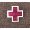 Image 1 : ANTIQUE ENAMEL RED CROSS MEDAL/PIN-MARKED