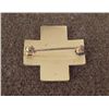 Image 2 : ANTIQUE ENAMEL RED CROSS MEDAL/PIN-MARKED