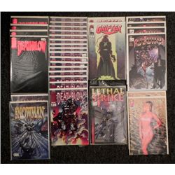 Comics Dealer Lot 31: Deathblow, Grifter, Glory,Snowman