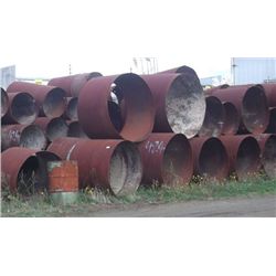 Qty of Short Steel Casing- White
