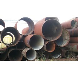 Qty of Long Steel Casings- Blue