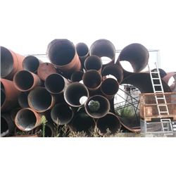 Qty of Long Steel Casings- Red